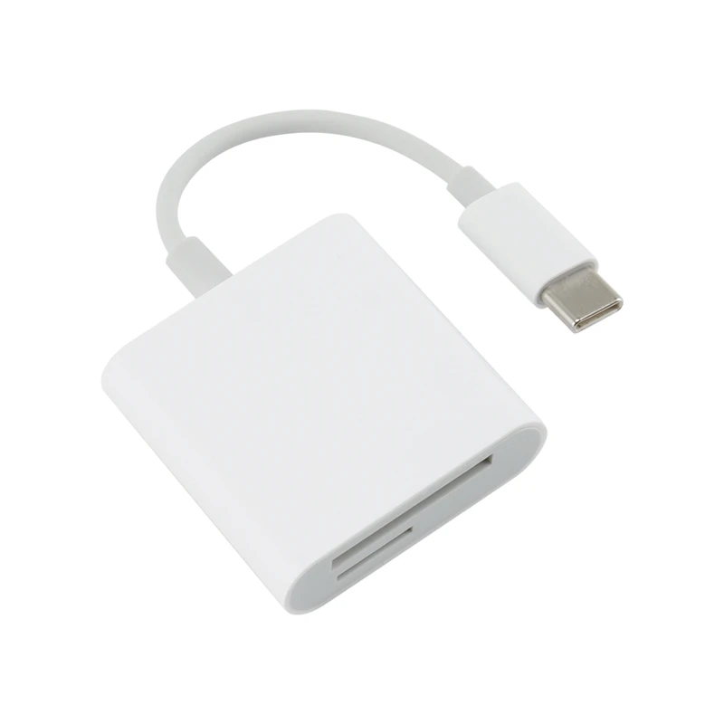 

Type C to SD TF MicroSD SDHC Card Reader Adapter USB-C OTG Adapter for Android /Ios /iPad/