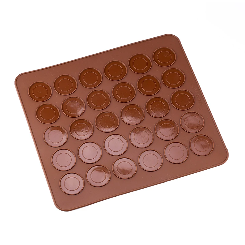 Антипригарный силиконовый коврик для макарон форма выпечки сковорода