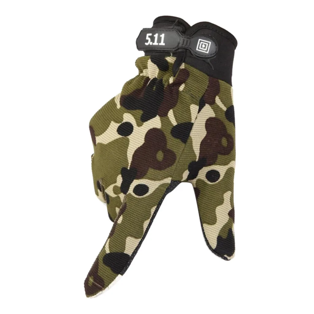 Camouflage Перчатки с сенсорным экраном, тактические, половина пальцев, для рыбалки, противоскользящие, для охоты, кемпинга, велоспорта, спортивное рыболовное снаряжение, камуфляж# T1P - Цвет: Camouflage