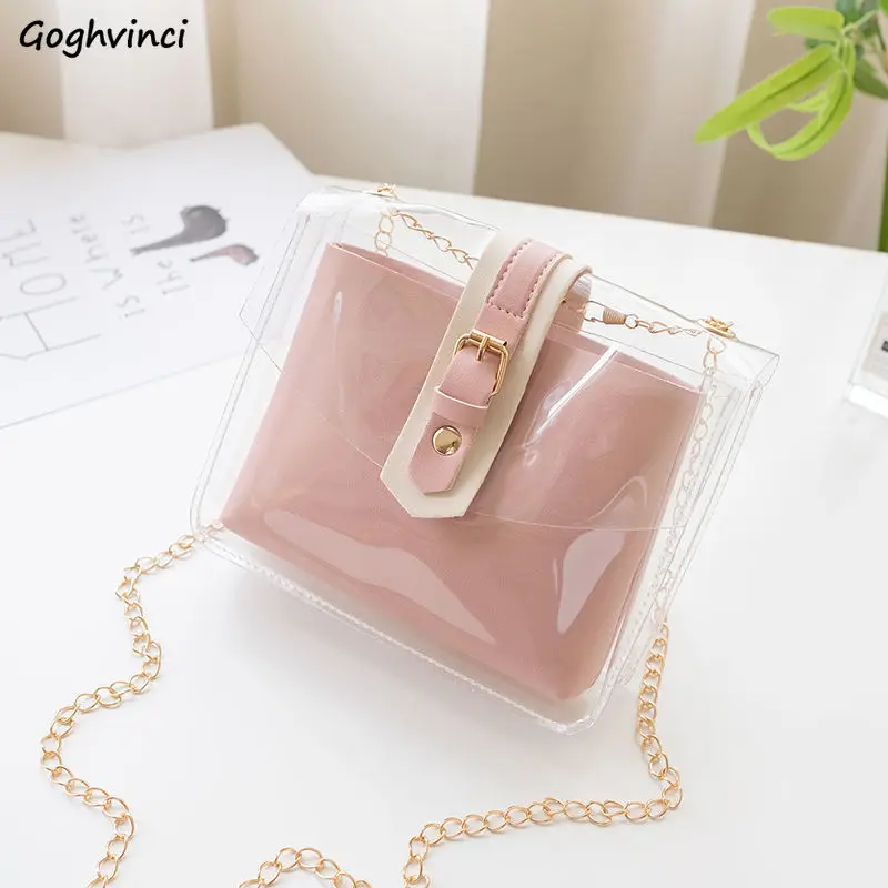 

Прозрачные сумки для женщин, Милая мини-сумка на цепочке для матери и сына, композитные летние сумочки через плечо для женщин, модная шикарн...