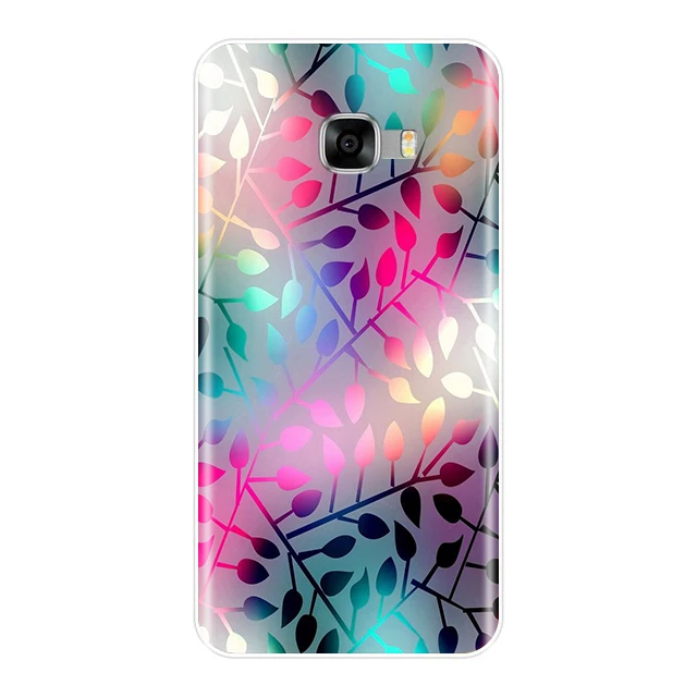 TPU чехол для телефона Samsung Galaxy C5 C7 C9 Pro Силиконовый Модный милый мягкий с животными