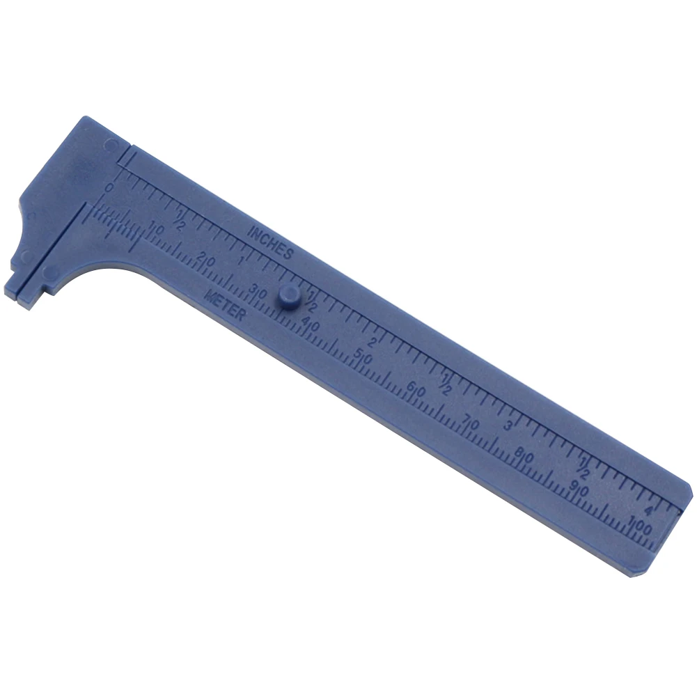 

0-100mm Double Scale Plastic Vernier Caliper Ruler Measuring Student Calipers Size Measuring Tools