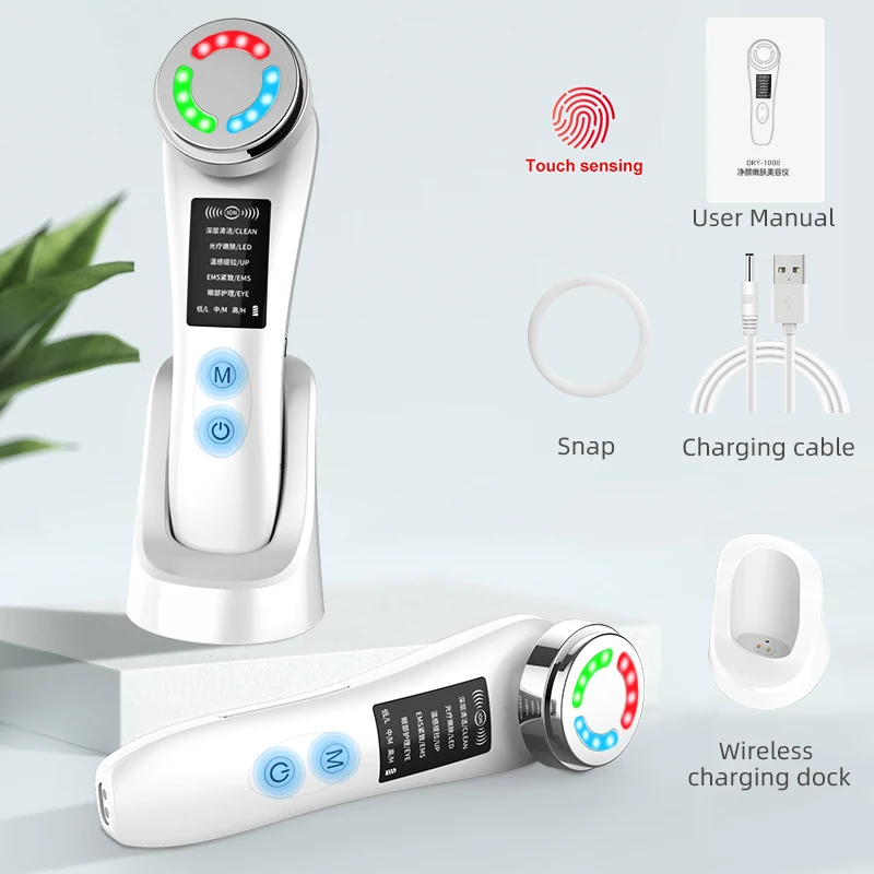 

Radio Frequency beauty Device Skin care Face massager deep facial cleansing machine micro-current for face lifting Anti-Wrinkle