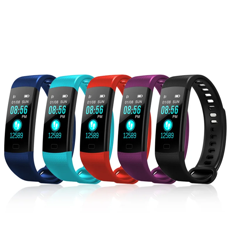 Y5 Смарт-часы трекер сердечного ритма устройство слежения за кровяным давлением