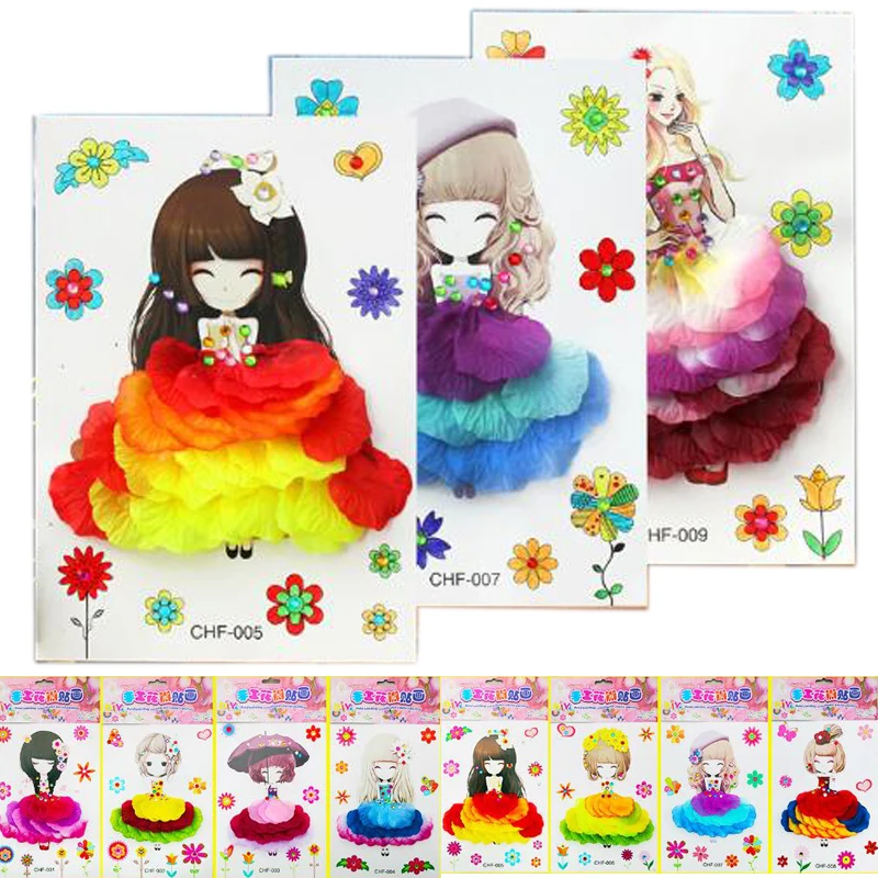 Детские цветы ручная роспись DIY креативные декоративные игрушки Merlot