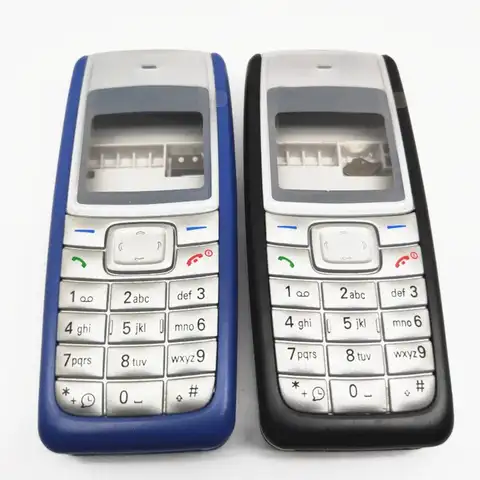 Задняя крышка с полным покрытием корпуса для Nokia 1110 1112, задняя крышка корпуса, средняя рамка, английская раскладка клавиатуры