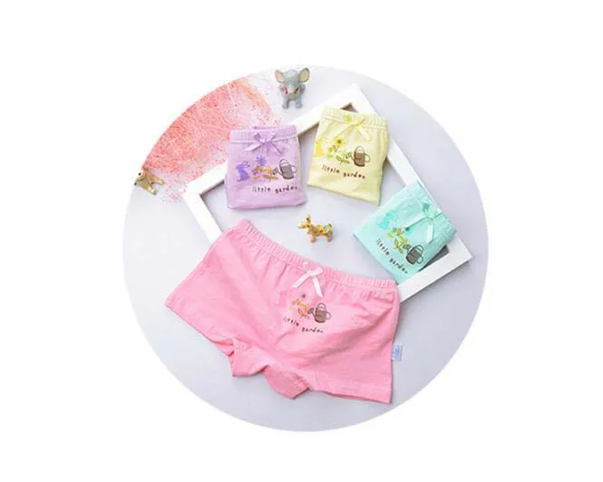 12 шт./лот детское нижнее белье для девочек с милым мультяшным рисунком детские