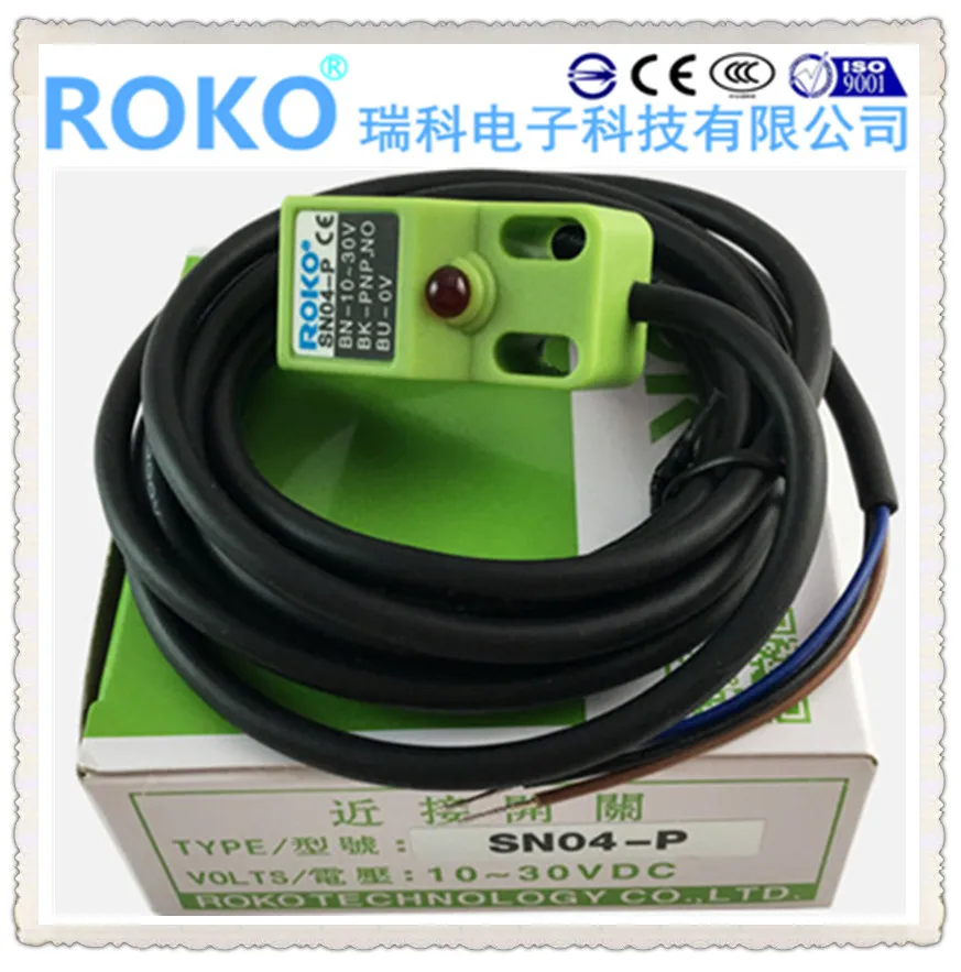 Новый оригинальный прямоугольный Бесконтактный переключатель ROKO SN04-N NPN - купить