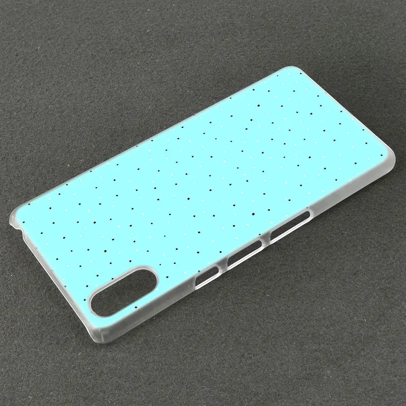 Модный жесткий чехол в горошек для Sony Xperia L1 L2 L3 X XA XA1 XA2 XA3 Ultra 10 Plus E5 XZ XZ1 XZ2 Compact XZ3 XZ5 20