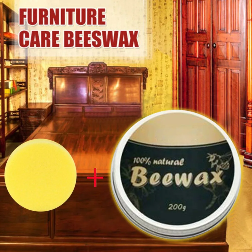 Деревянный приправа Beewax мебель пчелиный воск для ухода за 20/100g приятная