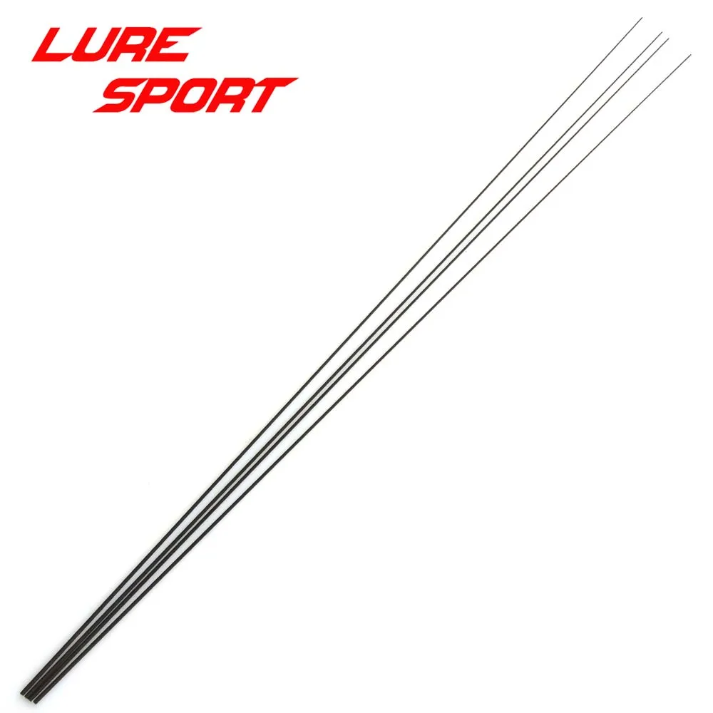 LureSport 4pcs 46cm Solid carbon rod Tip blank no paint Rod building components Fishing Pole Repair DIY Accessories enlarge