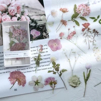 40pcsset selling flowering series decorative stickers scrapbooking diy stick label diary stationery album journal rose sticker
