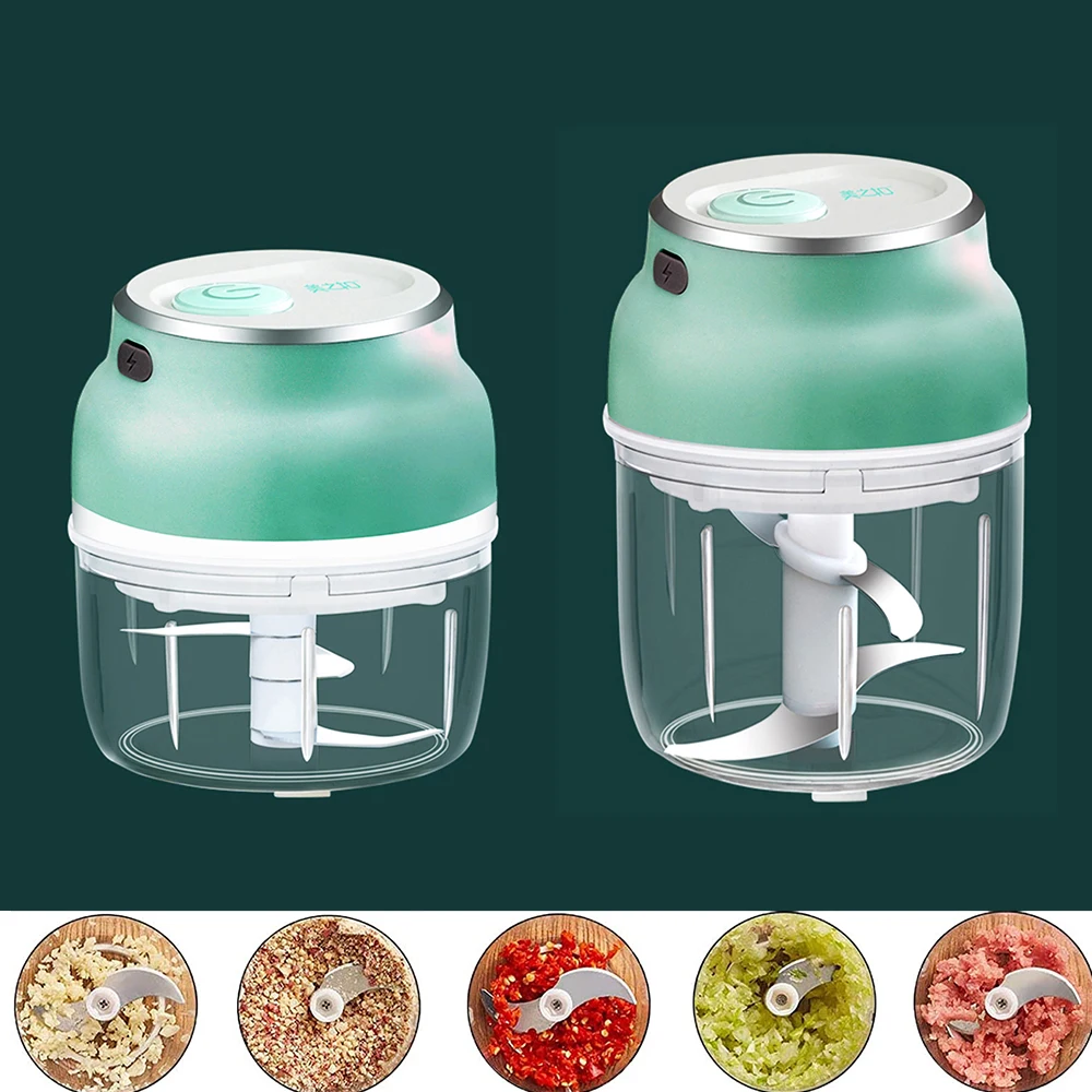 

150 мл/250 мл Электрический измельчитель пищевых продуктов давилка чеснока измельчитель для овощей измельчитель для чеснока дробилка для чес...