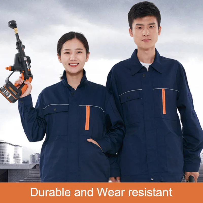 Мужская и Женская Рабочая Униформа комплекты одежды для работы дышащая куртка