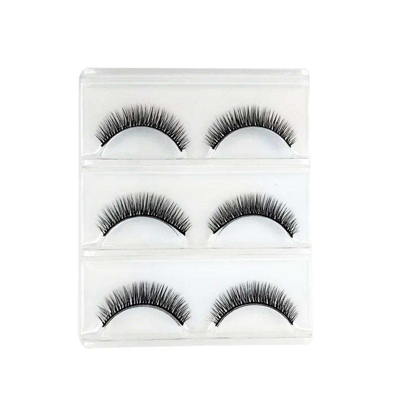 

3pairs cilios postiço soft fluffy lashes false eyelashes dramatic 3d mink lashes lash extension make up 3d cilios faux cils