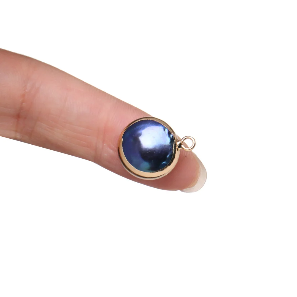 2 шт. подвески из натуральной жемчужины очаровательные соединители для