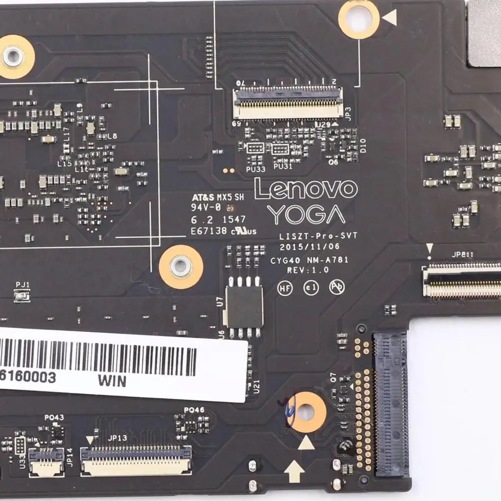 Applicable to YOGA 900-13ISK Notebook Motherboard I5-6300U UMA 8G Number NM-A781 FRU 5B20L02201 5B20L02202 | Компьютеры и офис