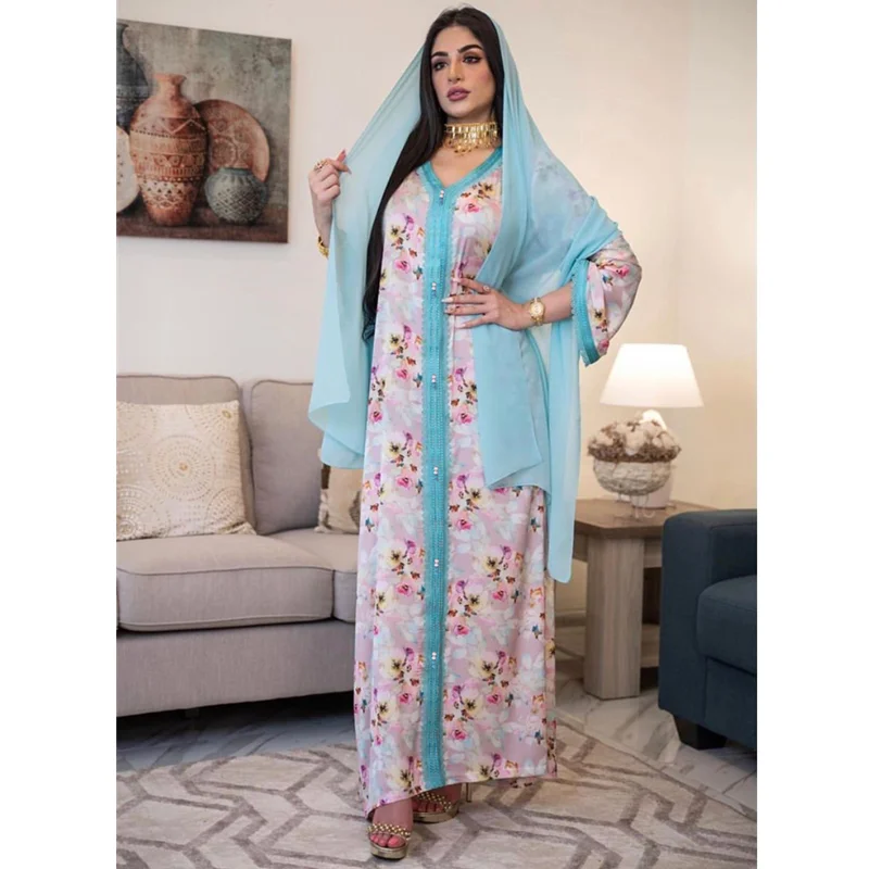 

Рамадан Abaya Дубай Арабский хиджаб мусульманское платье женские платья Abayas для вечерние Vestido Musulman Mujer