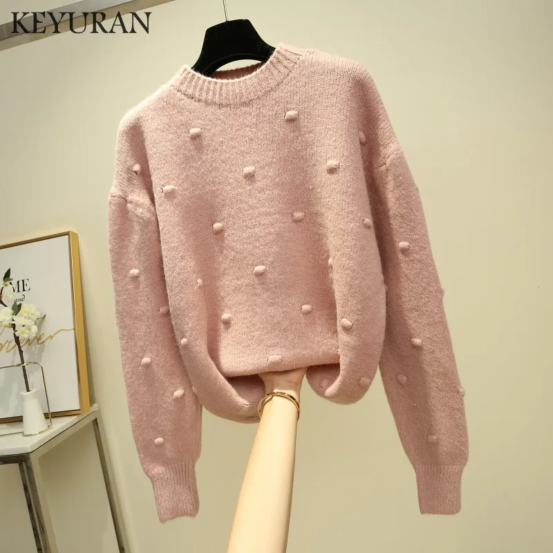 Супер теплый кашемировый мягкий мех флис o-образным вырезом трикотажные свитера