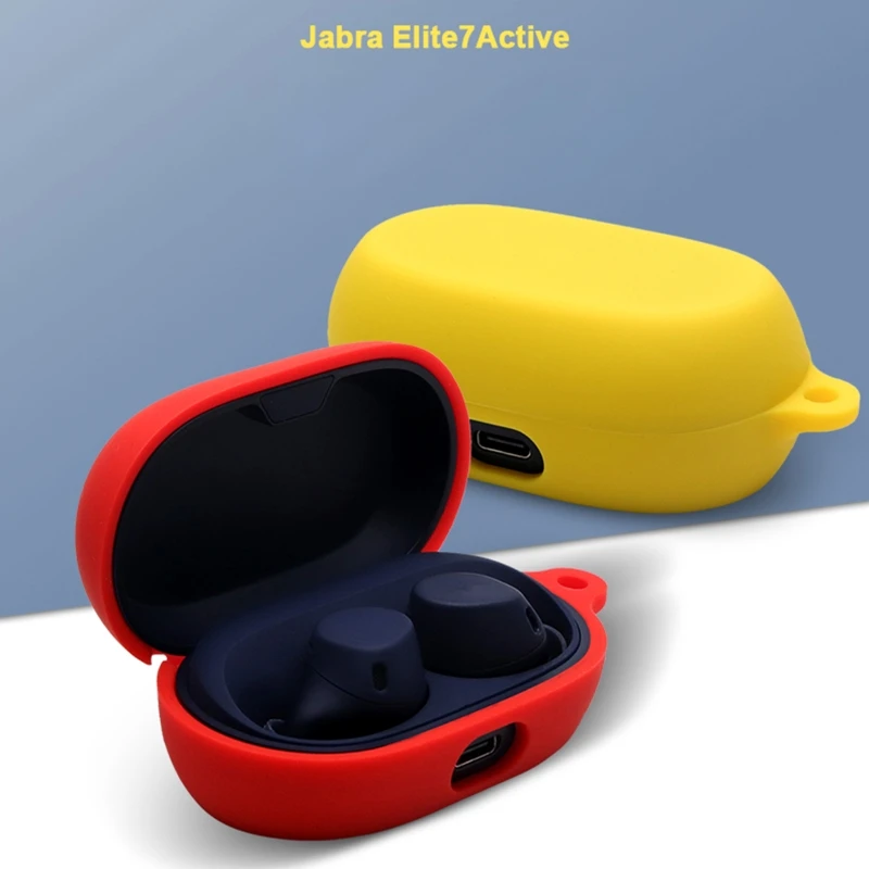 

Противоударный чехол подходит для Jabra Elite 7 Active водонепроницаемый защитный чехол для наушников Защитный нескользящий чехол для наушников