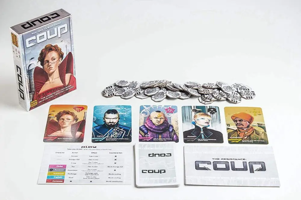 Высокое качество переворот игра полная английская версия для вечерние Семейные настольные игры карты игры