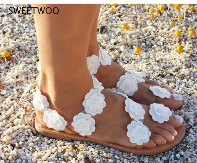

Bohemian style women's sandals beautiful shoes beach shoes female plus size 2021