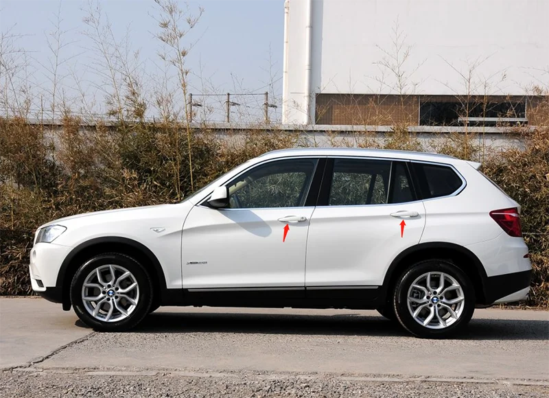 Для BMW x3 E83 F25 xDrive35i xDrive28i xDrive20d M sport 2011 17 аксессуары 100% Настоящее углеродное волокно