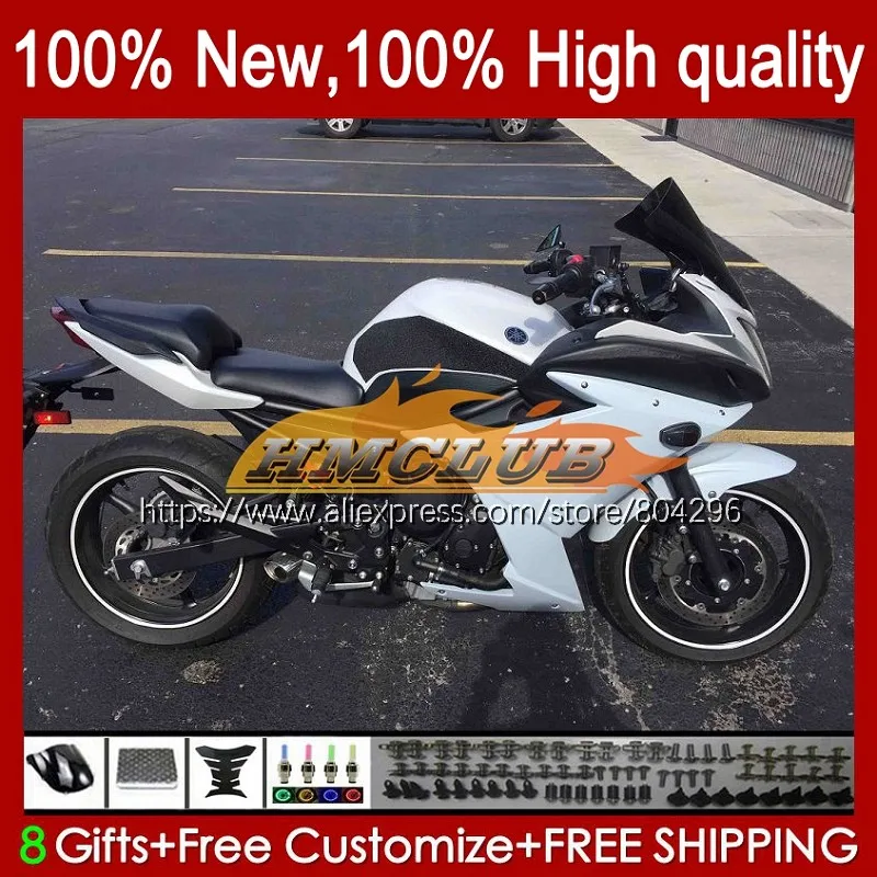 

FZ6 R для YAMAHA FZ-6R FZ 6R 6 R 100No.28 FZ6R 09 10 11 12 13 14 15 FZ6N 2009 2010 2011 2012 2013 2014 2015 глянцевый белый обтекатель