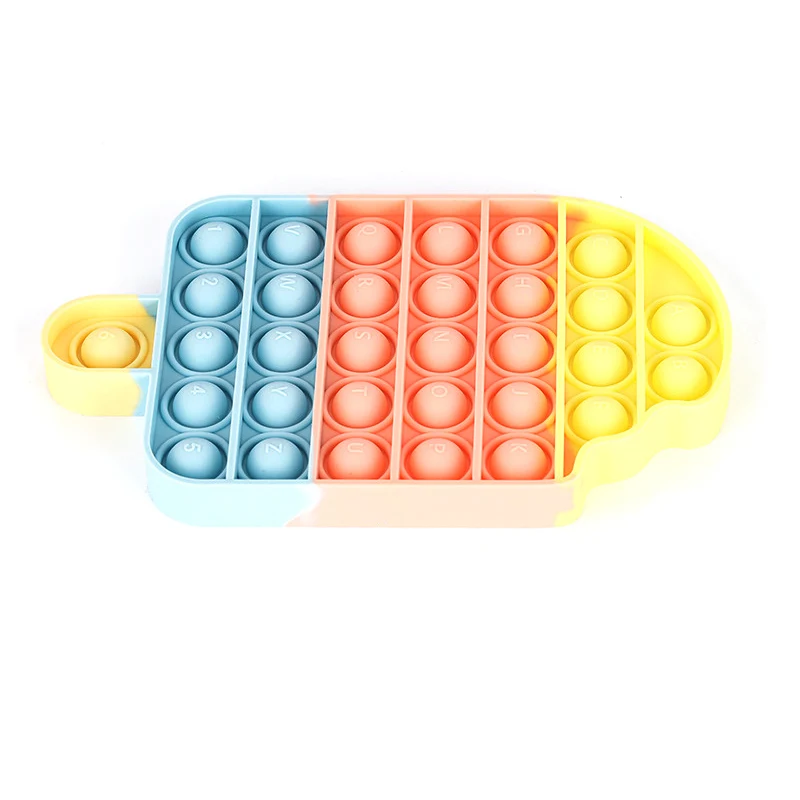 

Pop Fidget Reliver Stress Toys Rainbow Push It Bubble Antistress Toys Adult Children Sensory Toy To Relieve Autism