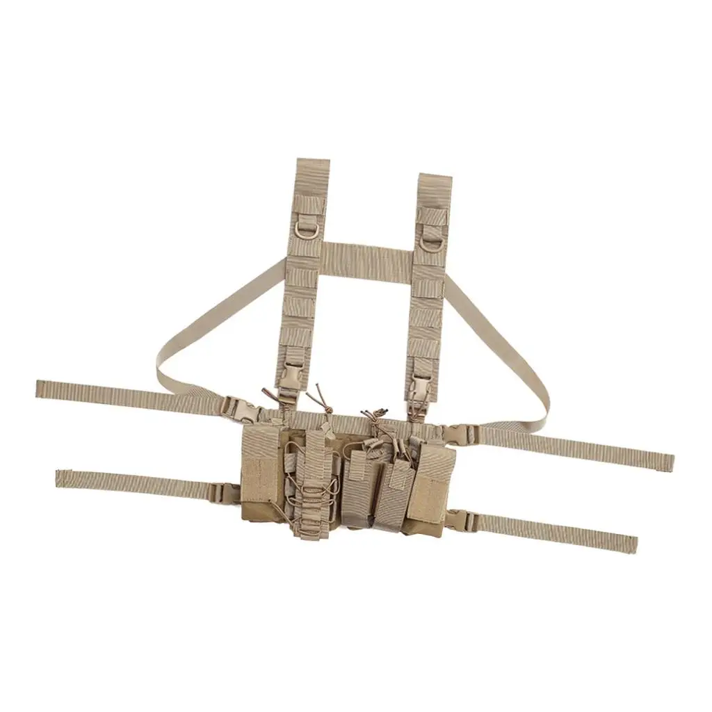 Женский и мужской уличный Жилет MOLLE с карманами жилет боевой нагрудный ремень для