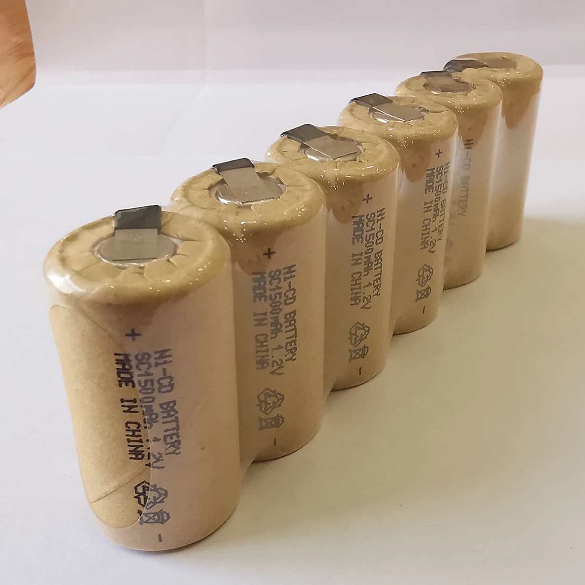 Реальная емкость 2 шт 1 V Ni-CD SC1500mAh аккумуляторы высокой мощности 10C с вкладками