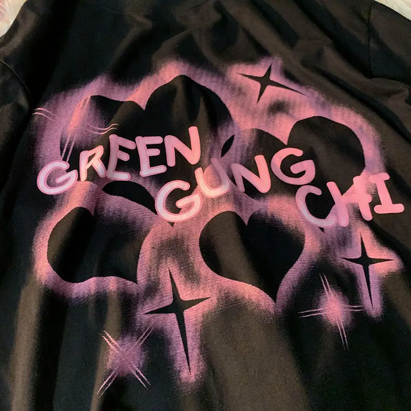 Крутой мультяшный Y2K милый аниме свободный для девочек Летняя модная забавная