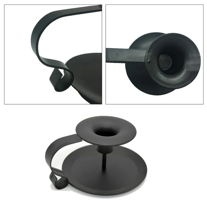 Ретро Железный канделябр конусный Подсвечник свеча украшение для ужина