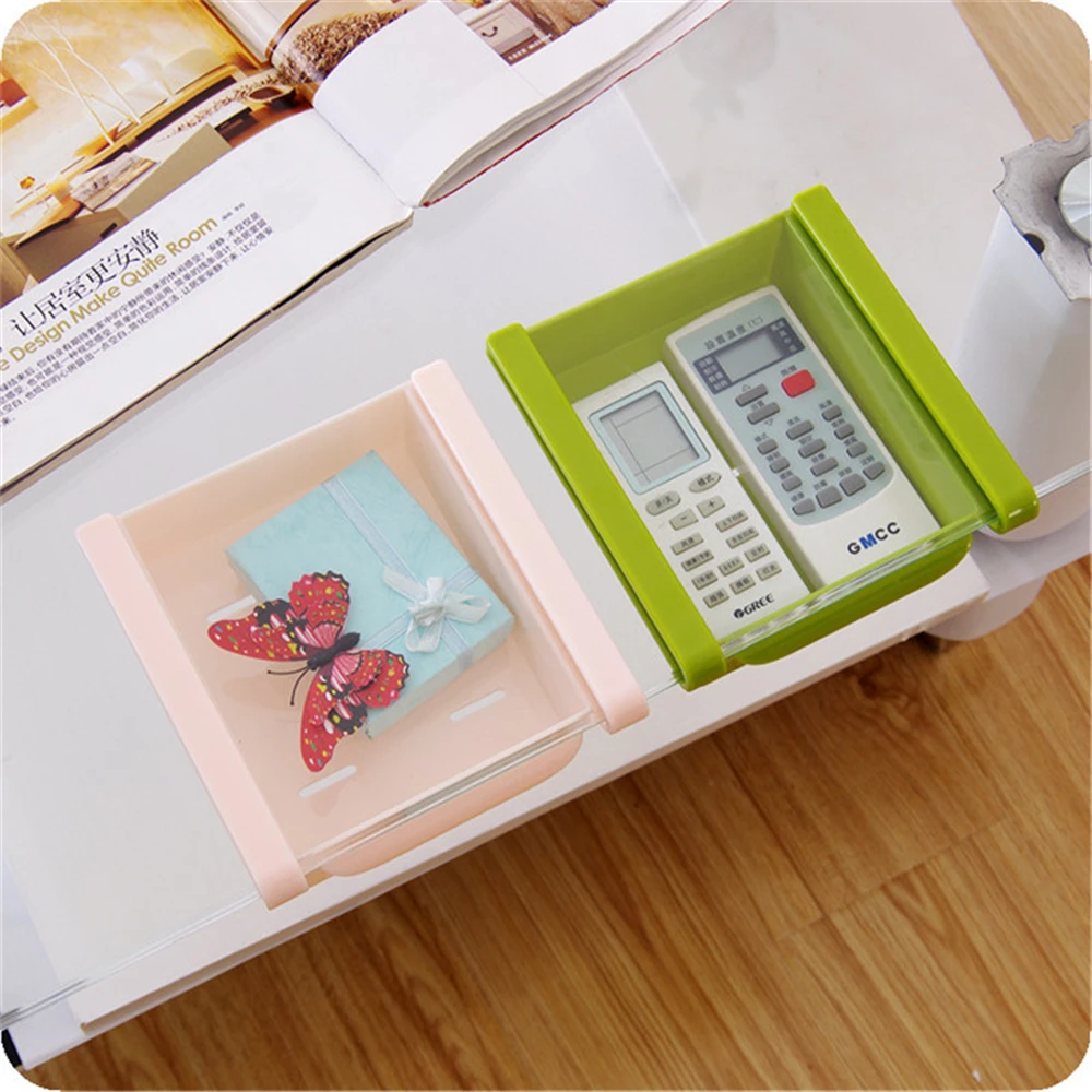 

Adjustable retractable kitchen refrigerator storage box drawer basket refrigerator pull drawer shelf food compartment rack