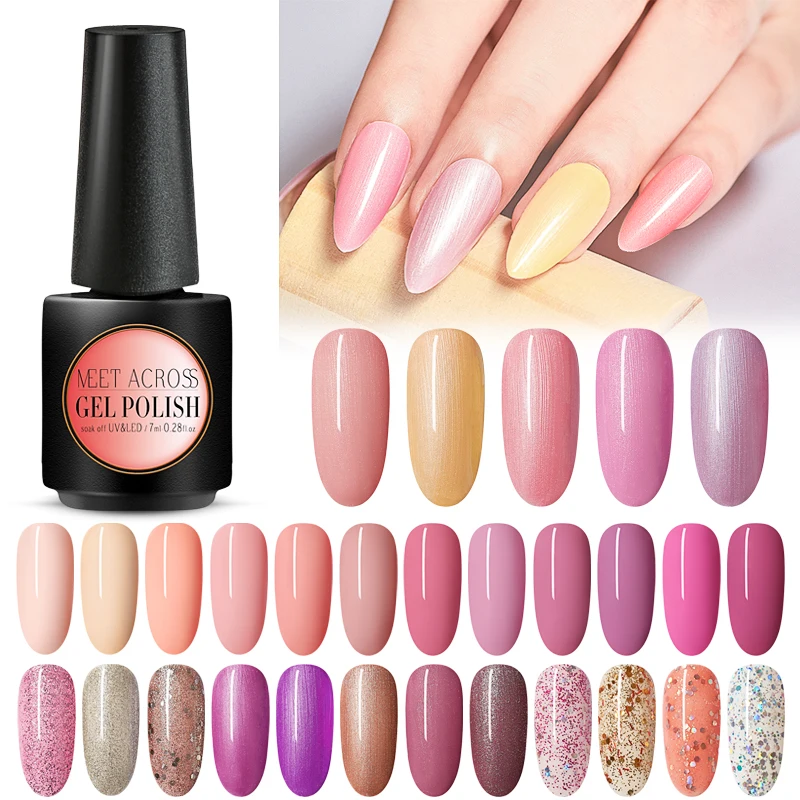Встречаются по всей телесного цвета Гель лак 7 мл УФ гель Лаки для ногтей!
