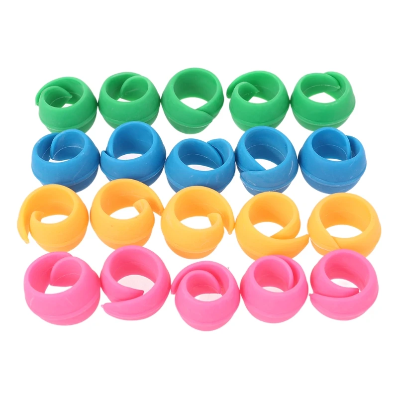 

48pcs Embroidery Sewing Machine Thread Spool Huggers Keep Spools From Unwinding No Loose Ends Tails