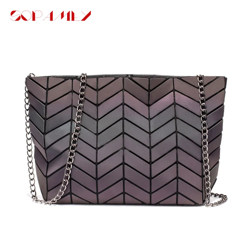 Женская сумка через плечо с геометрическим узором новый дизайн 2021 женские сумки