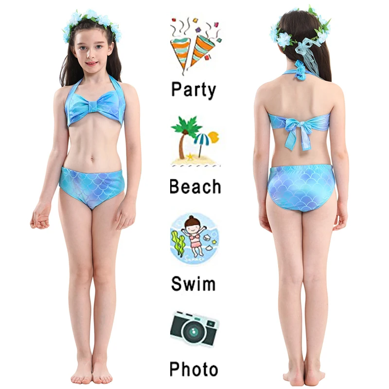 costume cosplay swimsuit mermaid swimsuit girls beautiful bikini swimwear summer mermaid princess dress party mermaid tail fin free global shipping