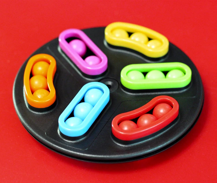 

Little Baby Rotating Magic Bead Two-sided Color Pairing Exchange Intelligence Game Cube