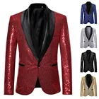 Высококачественный мужской блейзер 5 цветов, Классический Новый облегающий однотонный пиджак, Модный деловой блейзер