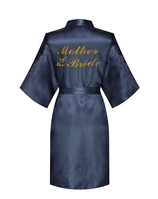 Атласные шелковые халаты Свадебный банный халат для подружки невесты Летняя