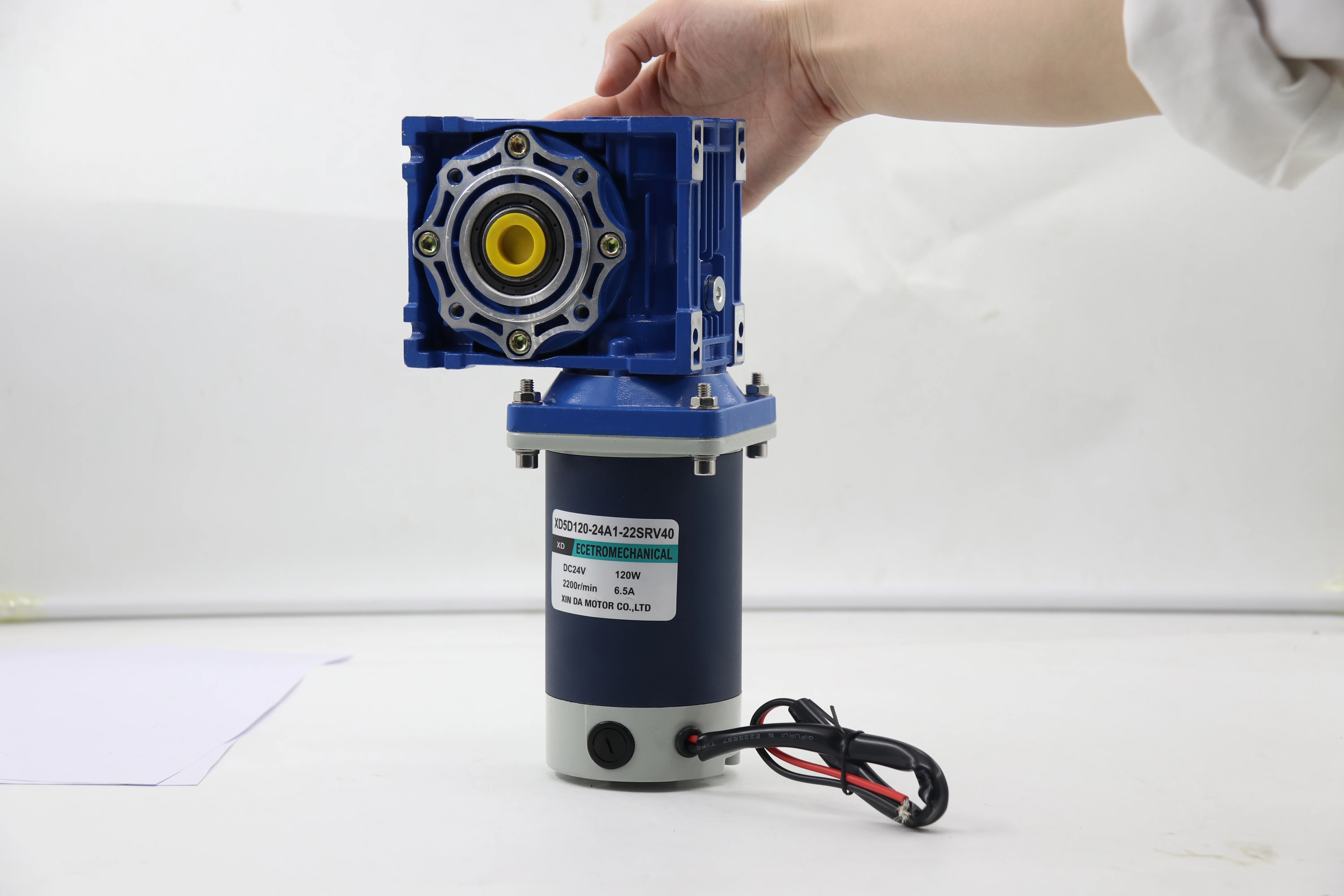 120 Вт червячный редуктор мотора NMRV40 12V 24V DC червь Шестерни мотор RV40 самоблокирующийся Шестерни измельчитель одиночного вала по часовой стрелке и против часовой стрелки