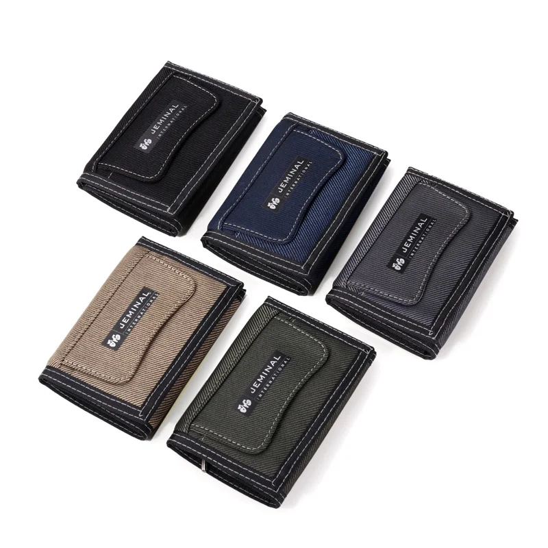 

Fashion Mens Wallets Canvas Male Purses Short Wallet Cards ID Holder Money Bags Clutch Coin Purse Burse Pocket Billfold Wallet