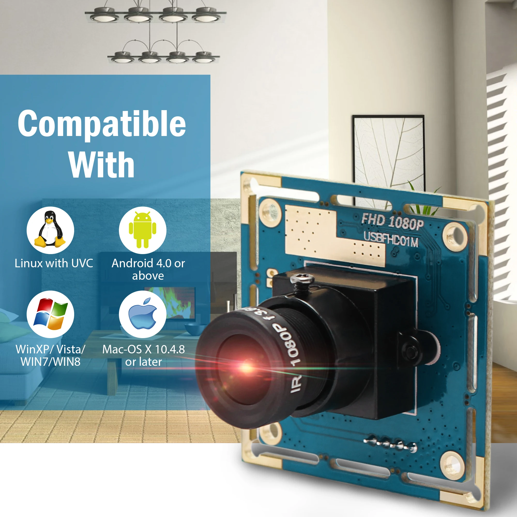2MP CMOS OV2710 2 8 мм объектив YUY2 и MJPEG супер мини 1080p Oem Usb Камера производителя модулей