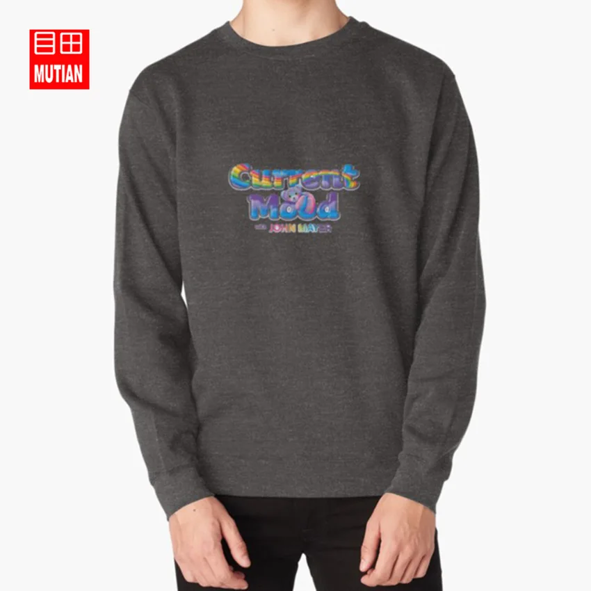 darkgrey-sweatshirt Джон Майер Настоящее настроение толстовки Джон Майер Настоящее настроение Джон Майер гитара мертвые и компания благодарные мертвецы - Цвет: darkgrey-sweatshirt