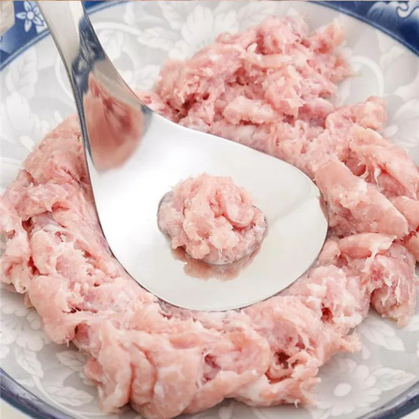 Антипригарная креативная ложка для приготовления мяса из нержавеющей стали