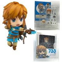 10cm zelda figure breath of the wild 733 ver edition deluxe version action figure link toy doll cute gift for christma