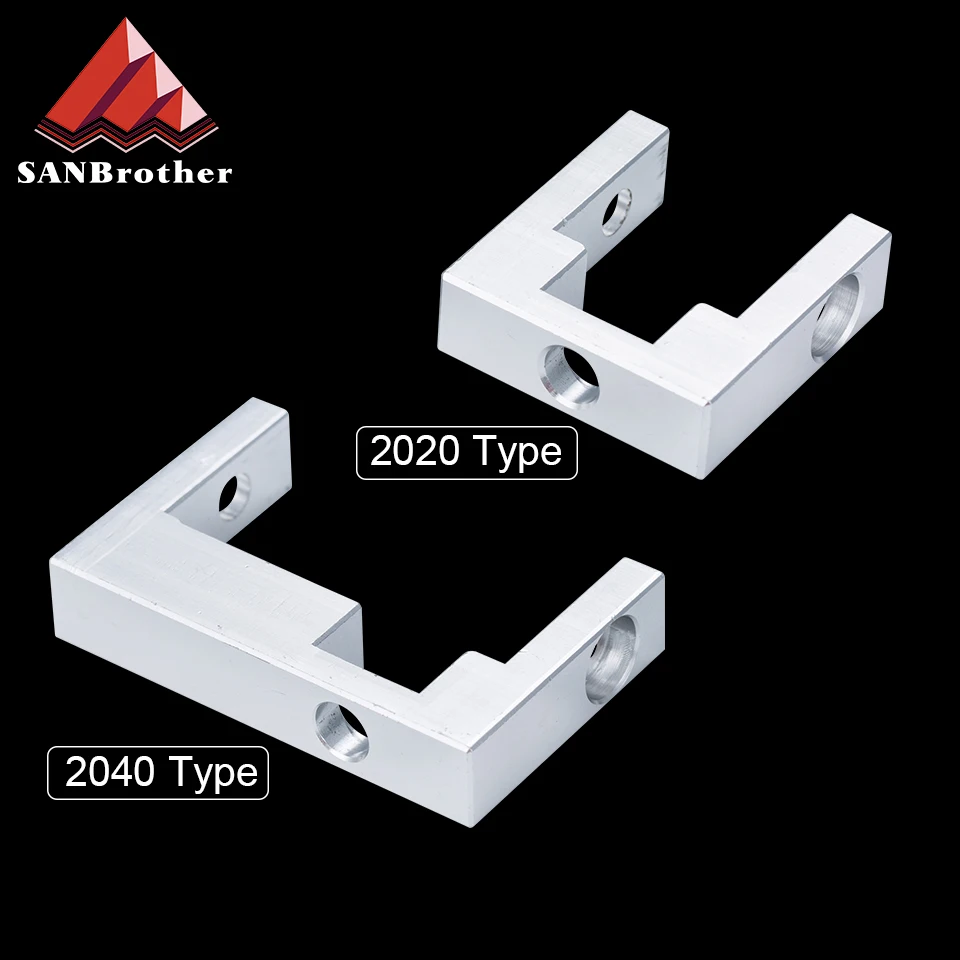 

1pcs BLV Ender-3 3D printer parts 2020 2040 profile fixed block , MGN12 linear guide fixed block , silver high quality
