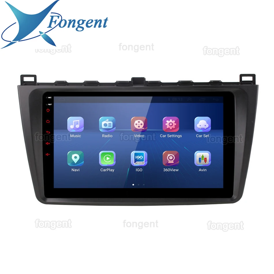 Автомагнитола 2DIN 9 дюймов Android 10 0 Wi-Fi GPS-навигатор для Mazda 6 Rui 2008 2009 2010 2011 2012 2013 2014 2015 |