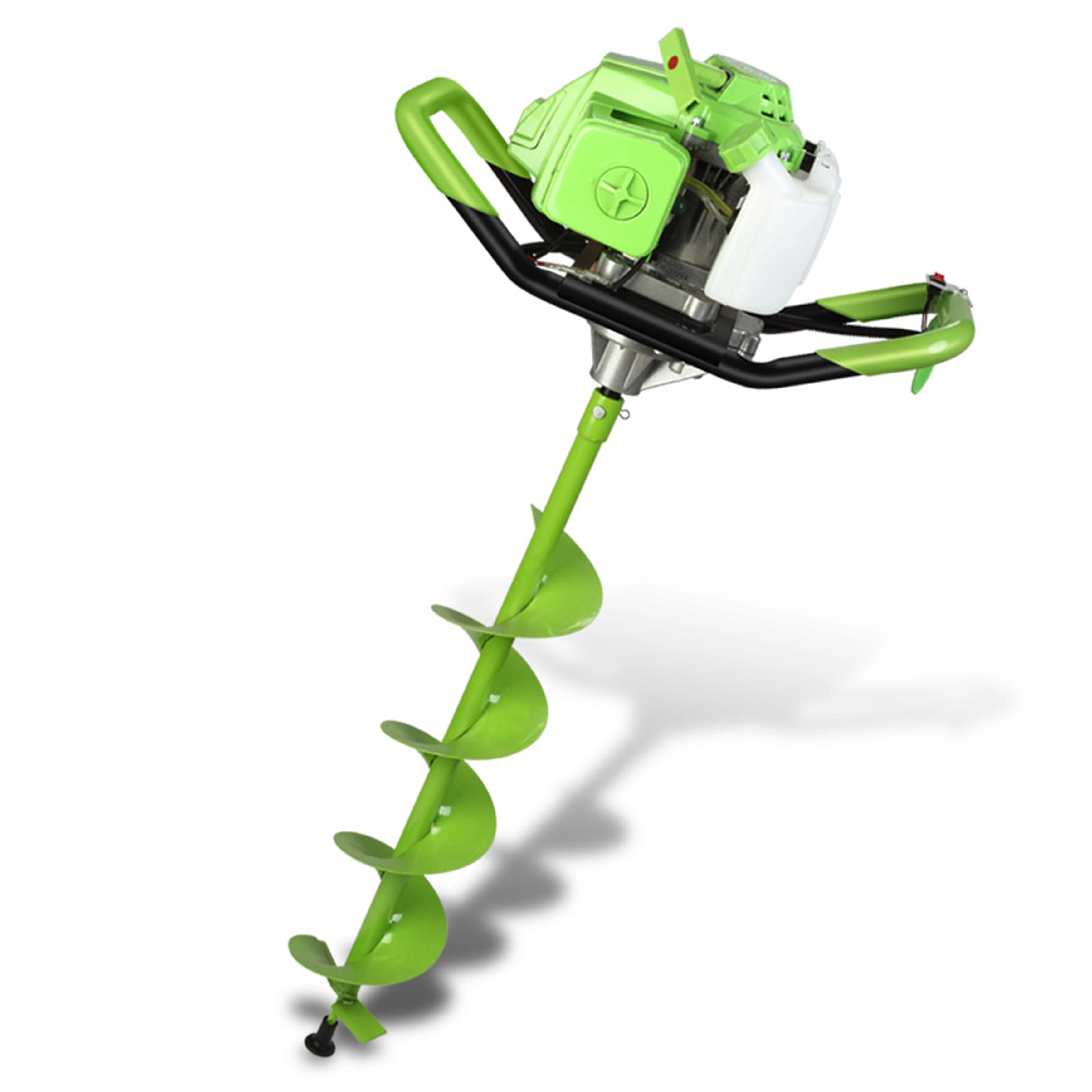 Машина для копания бензина двигатель растений Электрический полюсный копатель